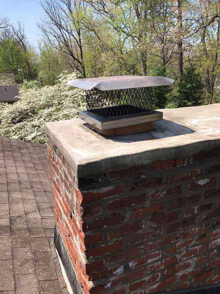 chimney with cap